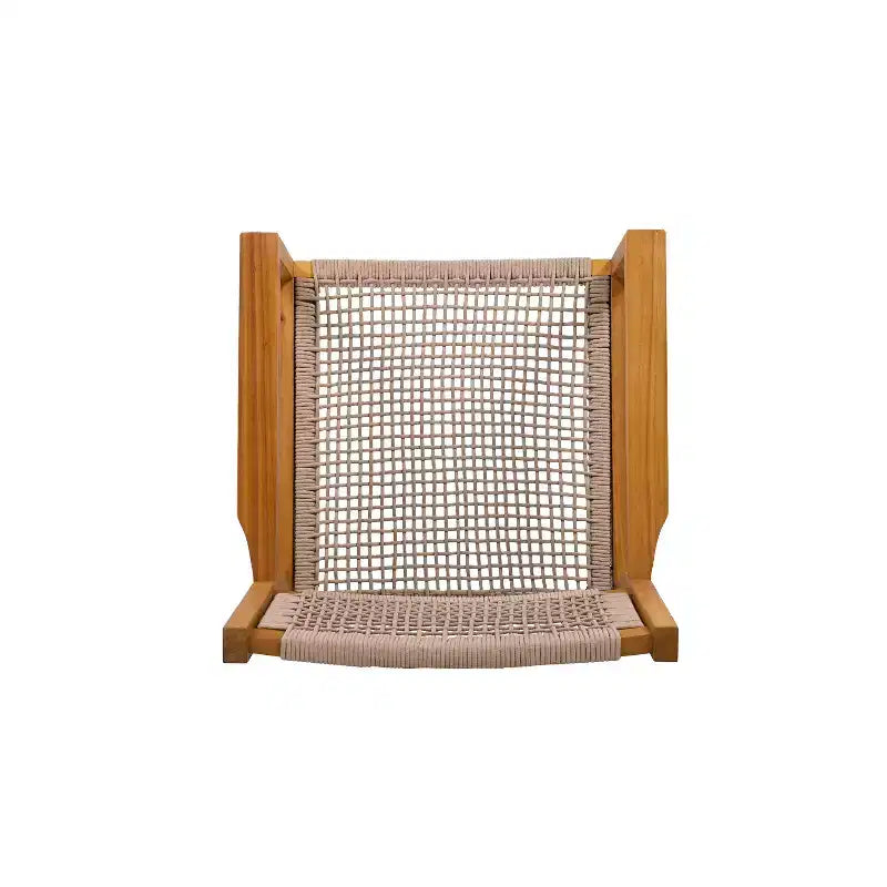 Christopher Knight Home Lysandra 5 pcs Acacia Wood Rope Weave Chairs Dining Set