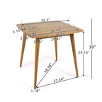 Christopher Knight Home Lenny Outdoor Acacia Wood 5 Piece Dining Set