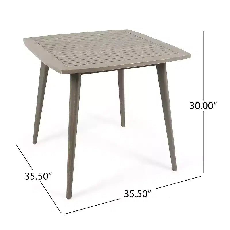 Christopher Knight Home Lenny Outdoor Acacia Wood 5 Piece Dining Set