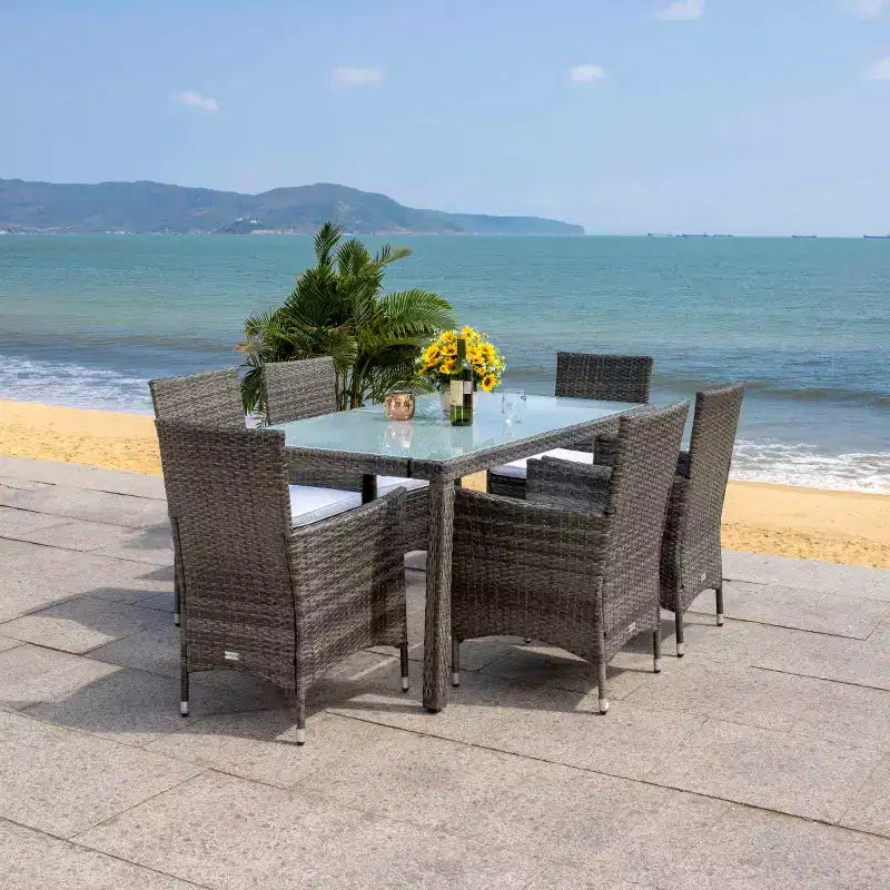 Jolin Dining Set - Indoor/Outdoor - PAT7706 - Safavieh