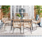 Beson 7 Piece Dining Set - Indoor/Outdoor - PAT9010 - Safavieh