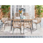 Beson 7 Piece Dining Set - Indoor/Outdoor - PAT9010 - Safavieh