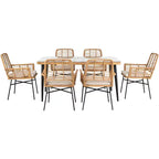 Beson 7 Piece Dining Set - Indoor/Outdoor - PAT9010 - Safavieh