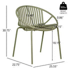 Christopher Knight Home Paco 7 Pieces Outdoor Modern Expandable Dining Set with Stackable Chair