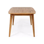Christopher Knight Home Paco 7 Pieces Outdoor Modern Expandable Dining Set with Stackable Chair