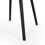 Christopher Knight Home Patrice Outdoor Acacia Wood and Resin 7 Piece Dining Set, Black/Sandblasted Teak