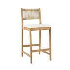 Christopher Knight Home Gaye 5 Pieces Outdoor Rattan and Acacia Wood Bar Set