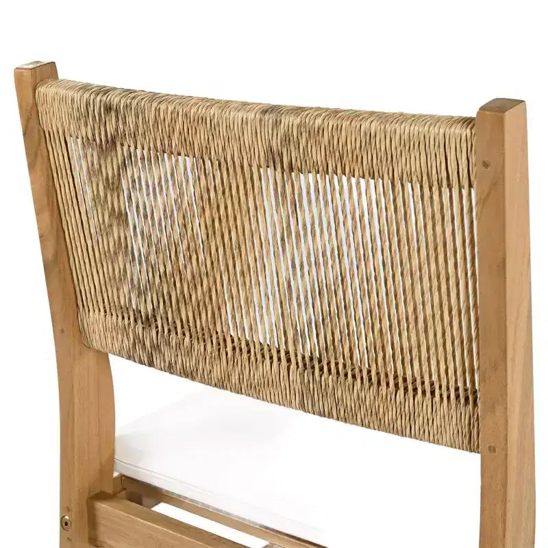 Christopher Knight Home Gaye 5 Pieces Outdoor Rattan and Acacia Wood Bar Set