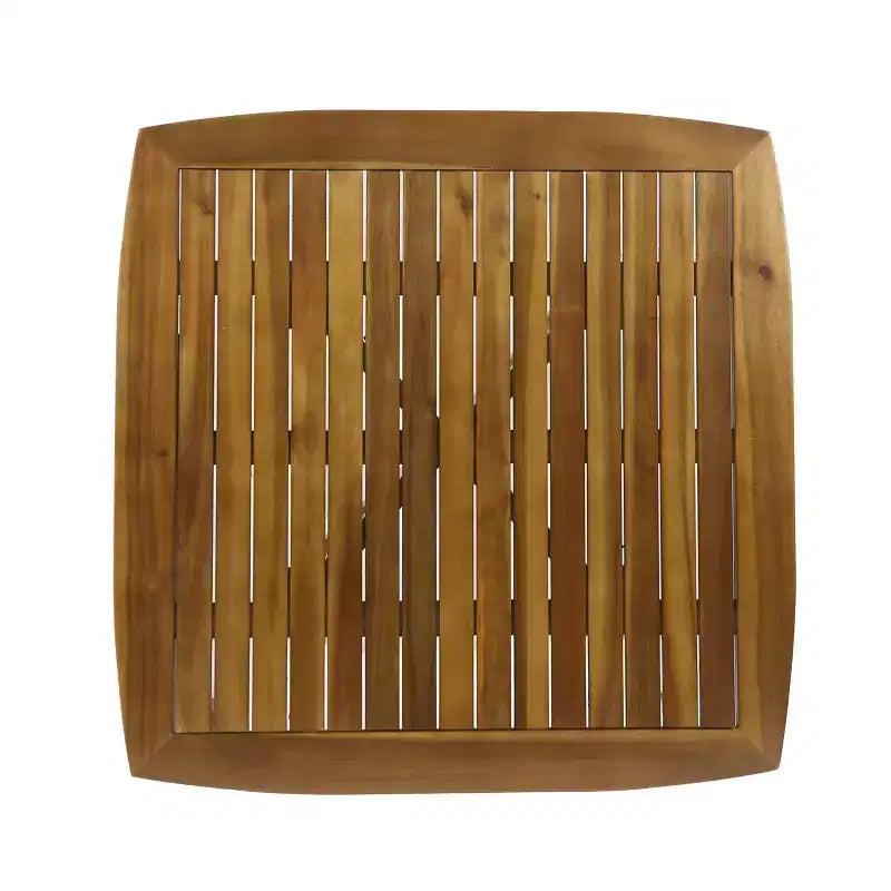 Christopher Knight Home Montserrat Outdoor Acacia Wood and Wicker 5 Piece Dining Set with Cushion, Teak/Multibrown