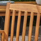Christopher Knight Home Valence Outdoor Acacia Wood 5 Piece Dining Set with Water Resistant Cushion