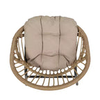 Christopher Knight Home Marten Wicker and Acacia Wood Outdoor 7 Piece Dining Set with Cushions, Beige/Teak