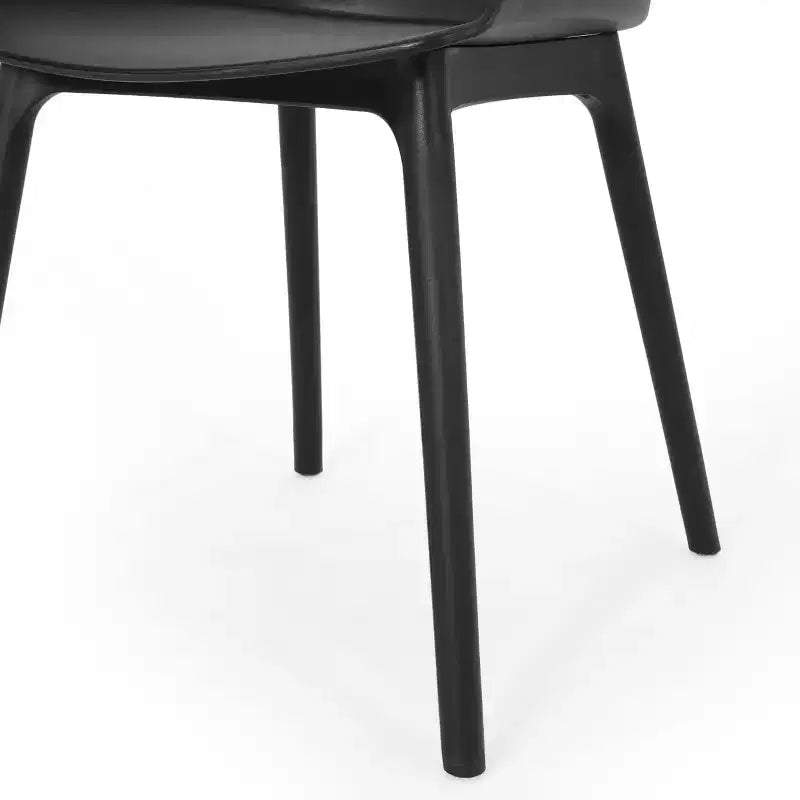 Christopher Knight Home Dahlia Outdoor 7 Piece Acacia Wood and Resin Dining Set with 70.75 Dining Table, Black/Sandblasted Teak