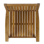 GDFStudio Argo Outdoor Acacia Wood 5 Piece Dining Set, Teak