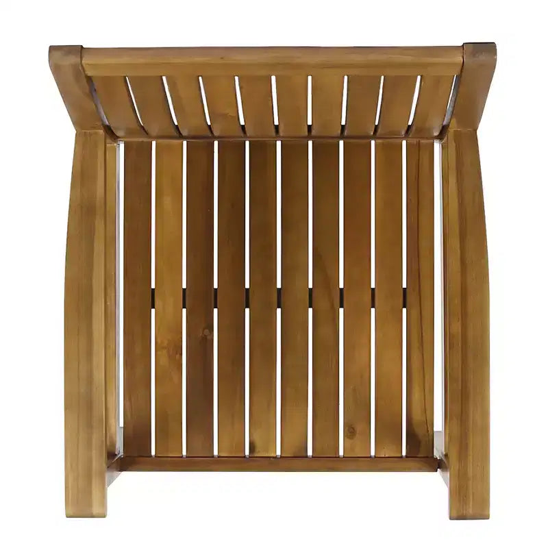 GDFStudio Argo Outdoor Acacia Wood 5 Piece Dining Set, Teak