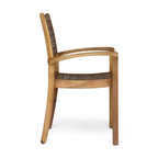 Christopher Knight Home Alderson Outdoor Iron and Acacia Wood 7 Piece Dining Set, Teak and Black