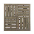 Christopher Knight Home Miro Outdoor Slatted Acacia Wood 5 Piece Dining Set