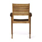 Christopher Knight Home Anchor Outdoor Slatted Acacia Wood 7 Piece Dining Set
