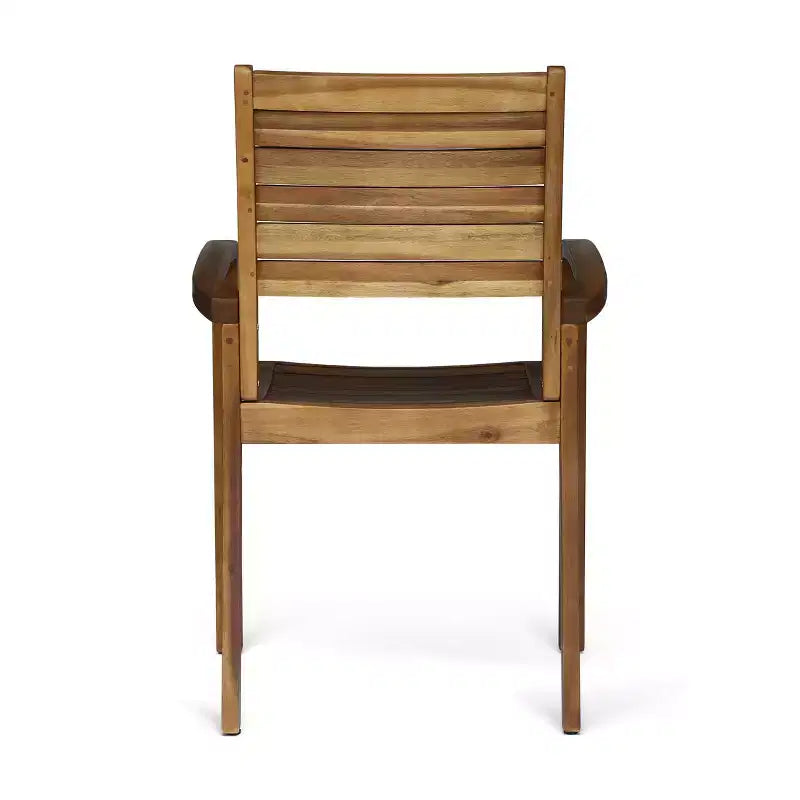 Christopher Knight Home Anchor Outdoor Slatted Acacia Wood 7 Piece Dining Set