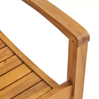 Christopher Knight Home Anchor Outdoor Slatted Acacia Wood 7 Piece Dining Set