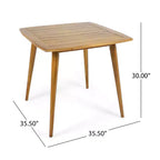 Christopher Knight Home Marias Outdoor Wicker and Acacia Wood 5 Piece Dining Set
