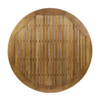 Christopher Knight Home Haley Outdoor Acacia Wood and Wicker 5 Piece Dining Set with Cushion