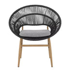 Christopher Knight Home Corey 7 Piece Rustic Outdoor Rattan, Metal and Acacia Wood Dining Set