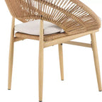 Christopher Knight Home Corey 7 Piece Rustic Outdoor Rattan, Metal and Acacia Wood Dining Set