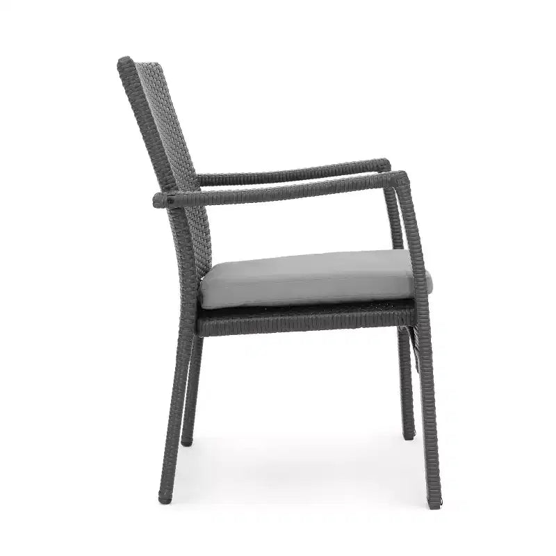 Christopher Knight Home Westley Outdoor Wicker 7 Piece Dining Set with Cushion
