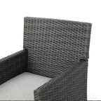 Christopher Knight Home Cypress Outdoor Wicker 5 Piece Dining Set with Cushion