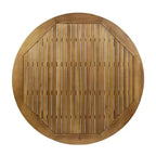 Christopher Knight Home Neva 5 Piece Outdoor Dining Set with Acacia Wood Table and Wicker Chairs