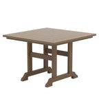 WestinTrends Malibu 5-Piece HDPE Square Patio Dining Table Set with Foldable Chairs, White