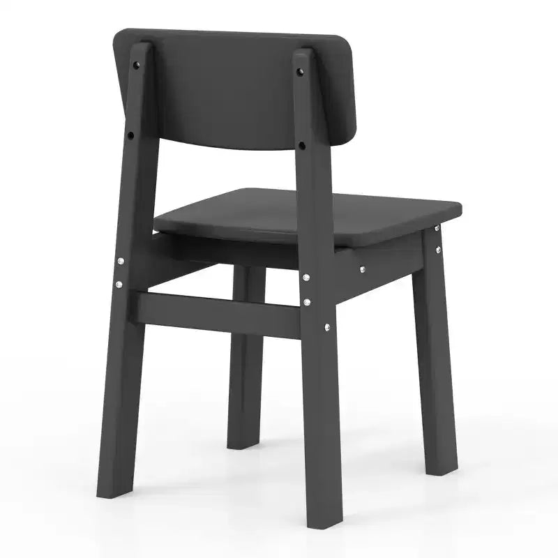 WestinTrends Treehouse Kids 5-Piece Modern HDPE Dining Table and Chairs Set