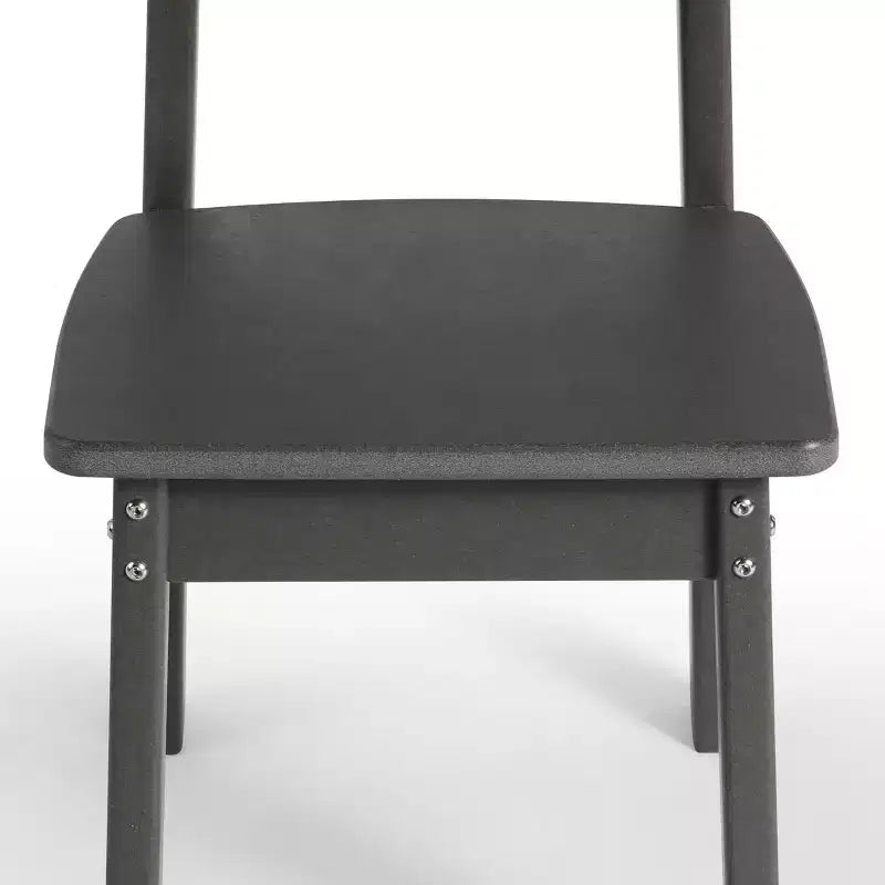 WestinTrends Treehouse Kids 5-Piece Modern HDPE Dining Table and Chairs Set