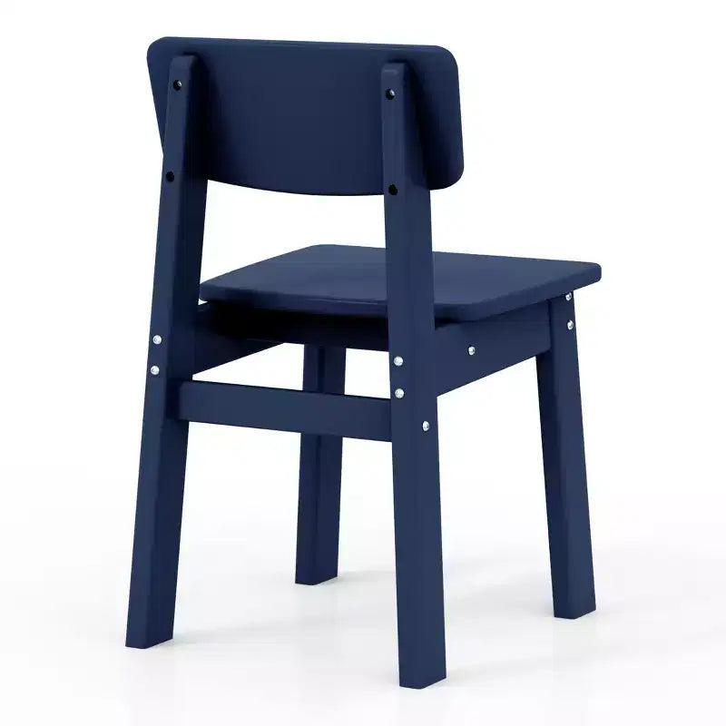WestinTrends Treehouse Kids 5-Piece Modern HDPE Dining Table and Chairs Set