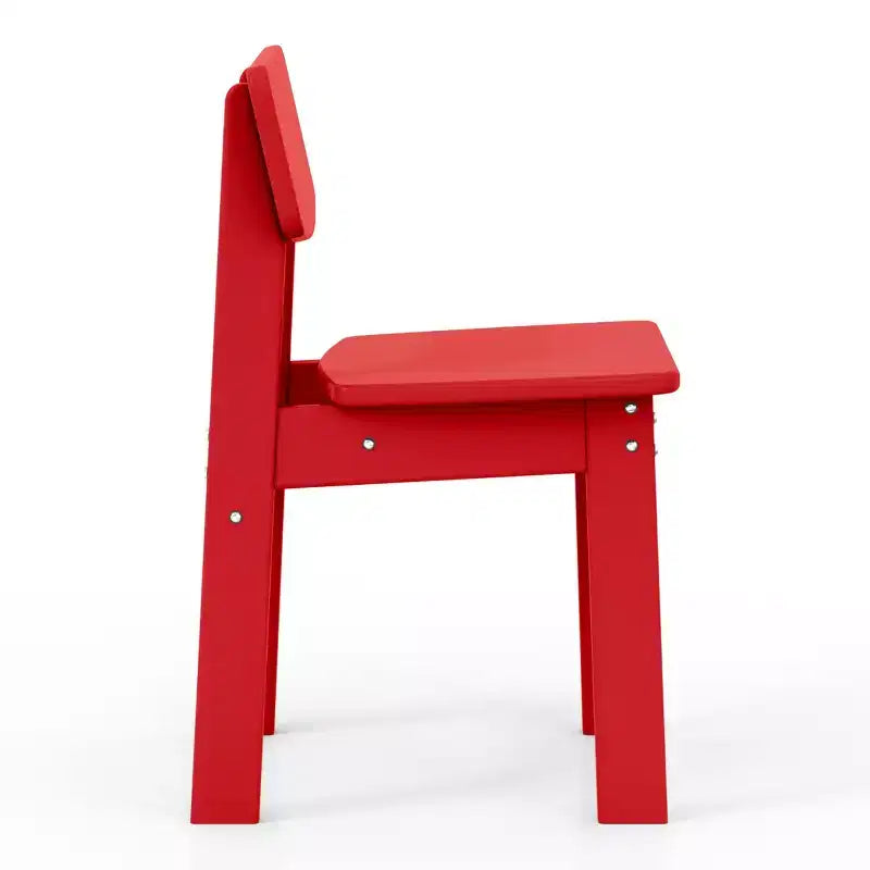 WestinTrends Treehouse Kids 5-Piece Modern HDPE Dining Table and Chairs Set