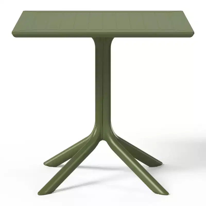 WestinTrends Playa 5-Piece Outdoor Square Patio Dining Table Set with Stackable Patio Dining Chairs