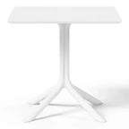 WestinTrends Playa 5-Piece Outdoor Square Patio Dining Table Set with Stackable Patio Dining Chairs