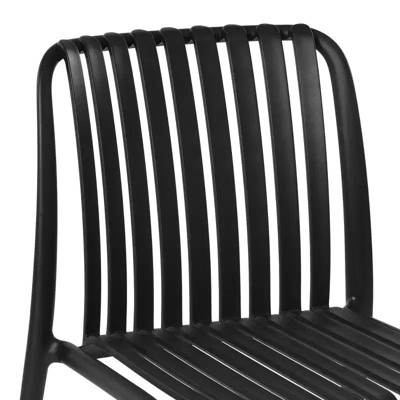 WestinTrends Playa 7-Piece Outdoor Patio Dining Table Set With Stackable Patio Chairs