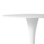 WestinTrends Playa 3-Piece Outdoor Metal Dining Table Set And Stackable Resin Patio Chairs