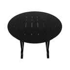 WestinTrends Malibu 5-Piece HDPE Outdoor Patio Chair and Round Table Dining Set