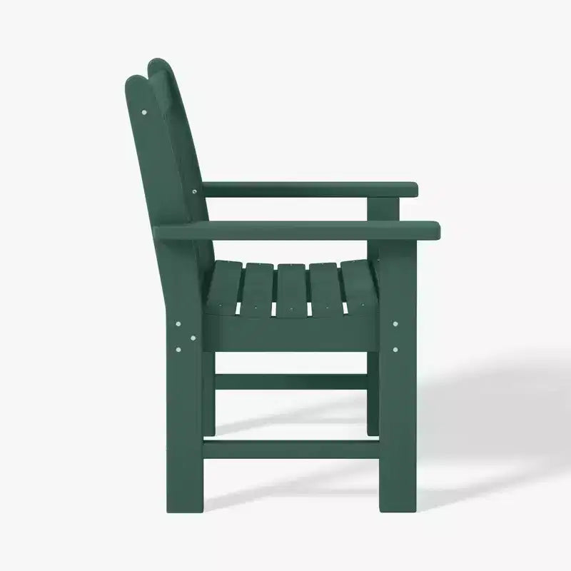 WestinTrends Malibu 5-Piece HDPE Outdoor Patio Chair and Round Table Dining Set
