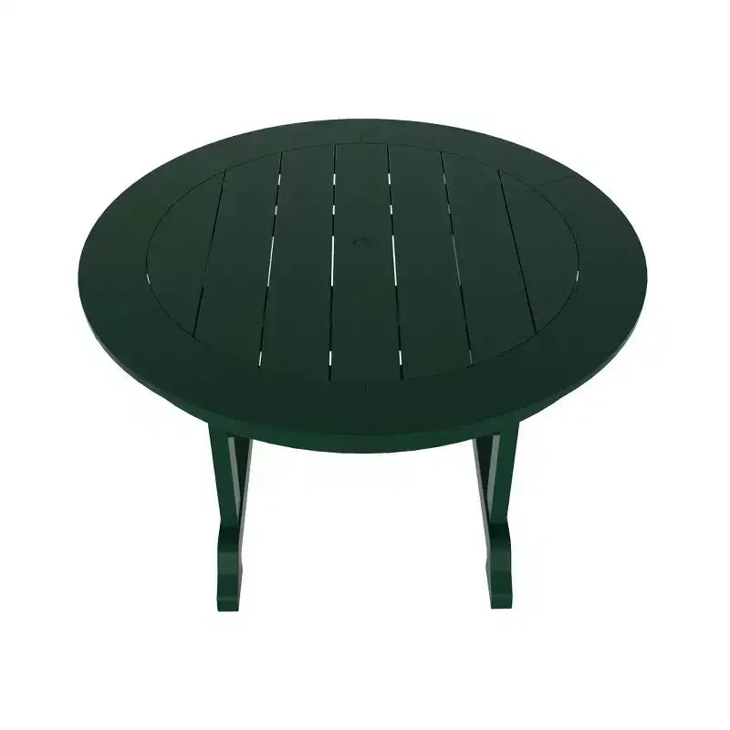 WestinTrends Malibu 5-Piece HDPE Outdoor Patio Chair and Round Table Dining Set