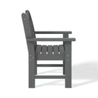 WestinTrends Malibu 5-Piece HDPE Outdoor Patio Chair and Round Table Dining Set
