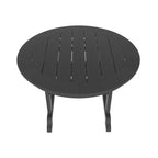 WestinTrends Malibu 5-Piece HDPE Outdoor Patio Chair and Round Table Dining Set