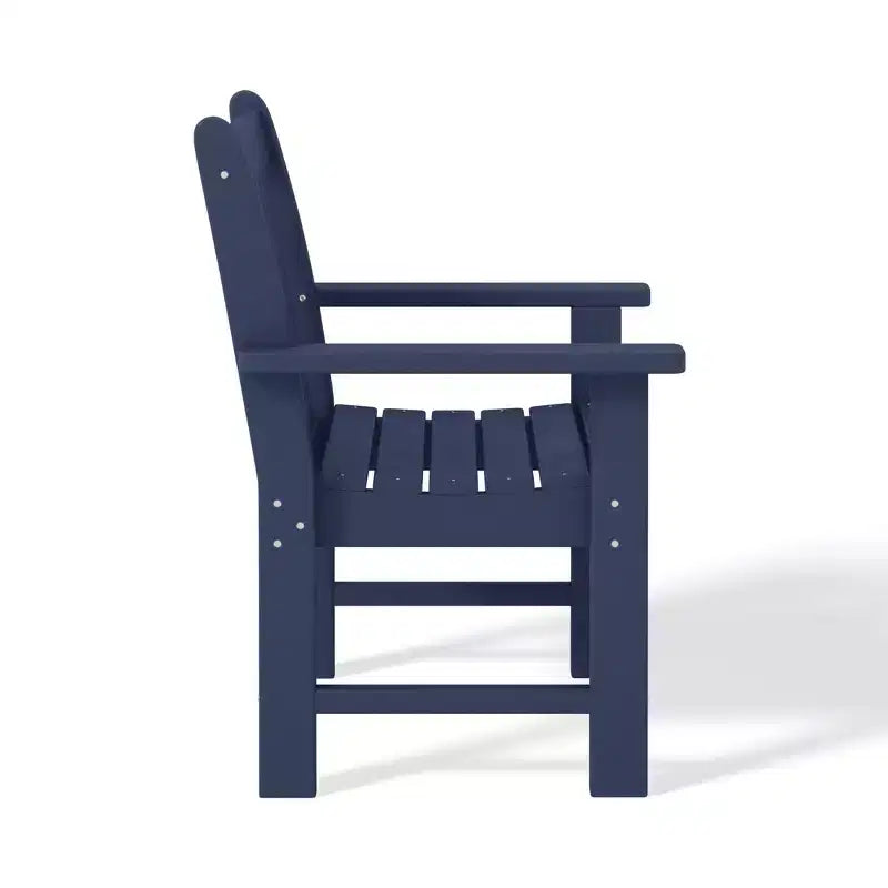 WestinTrends Malibu 5-Piece HDPE Outdoor Patio Chair and Round Table Dining Set
