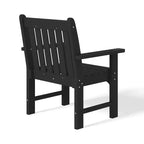 WestinTrends Malibu 5-Piece HDPE Outdoor Patio Chair and Round Table Dining Set