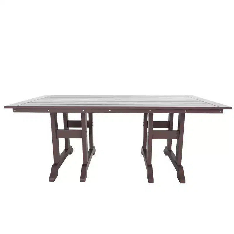 WestinTrends Malibu 7-Piece HDPE Outdoor Dining Patio Table and Chairs Set