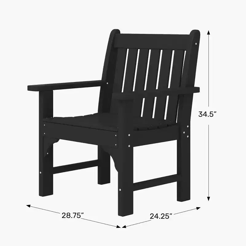 WestinTrends Malibu 7-Piece HDPE Outdoor Dining Patio Table and Chairs Set