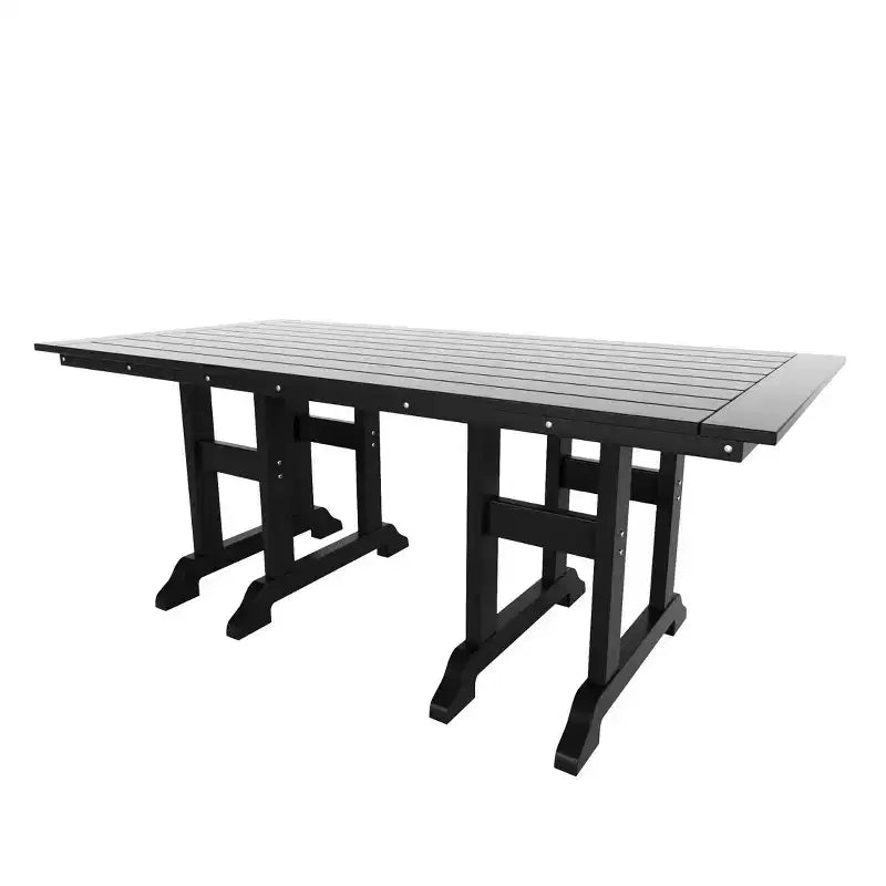 WestinTrends Malibu 7-Piece HDPE Outdoor Dining Patio Table and Chairs Set