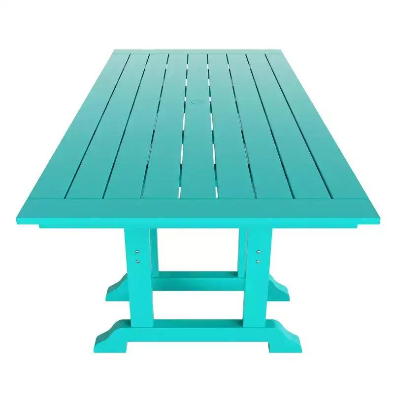 WestinTrends Malibu 7-Piece HDPE Outdoor Dining Patio Table and Chairs Set